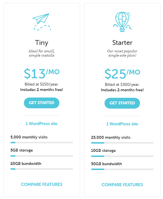 flywheel hosting pricing